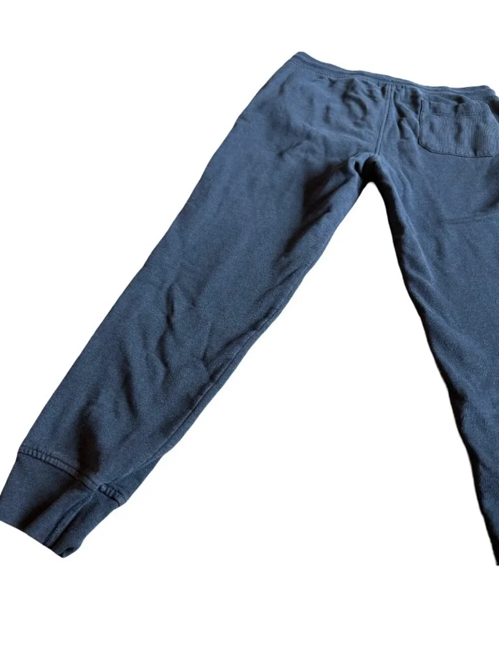 J. Crew Jeans Navy Blue Jogger Sweatpants Drawstring Waist Athleisure Size Large